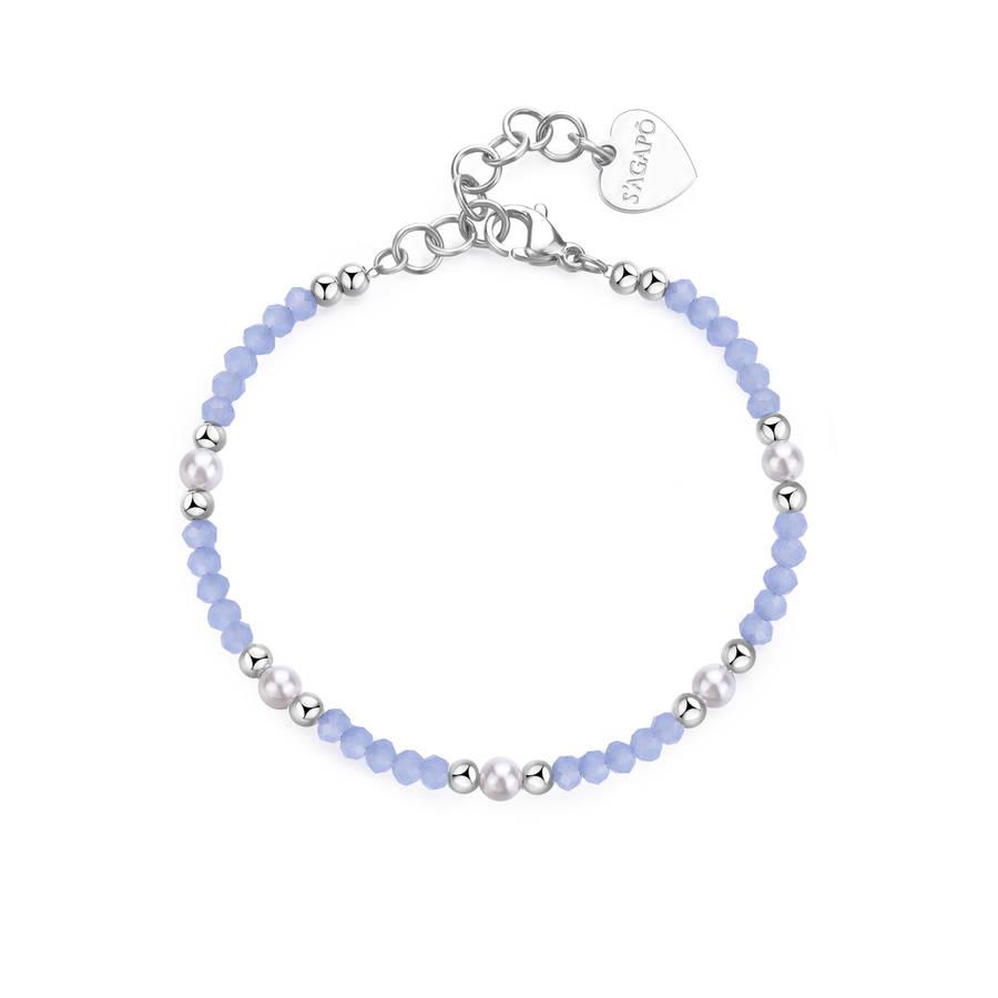 BRACCIALE GLINT  IN ACCIAIO S'AGAPO' - S