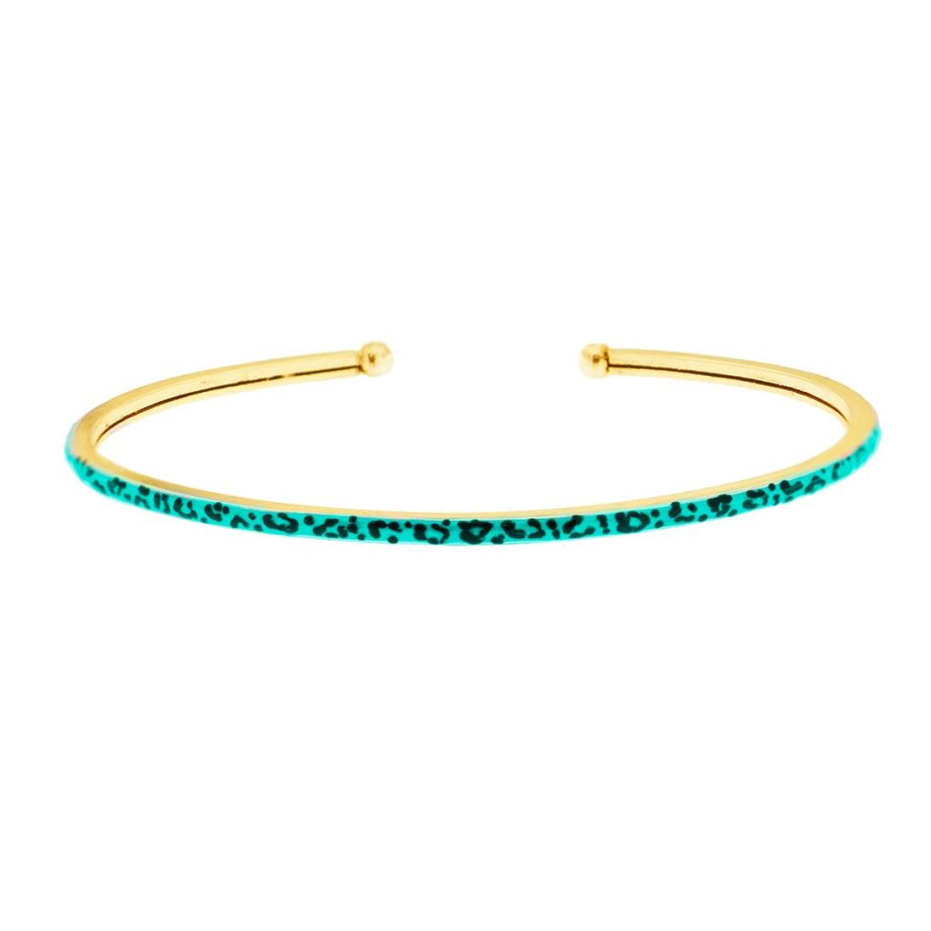 BRACCIALE RIGIDO MANETTA &ndash; SMALTO MACULATO - RUE DES MILLE