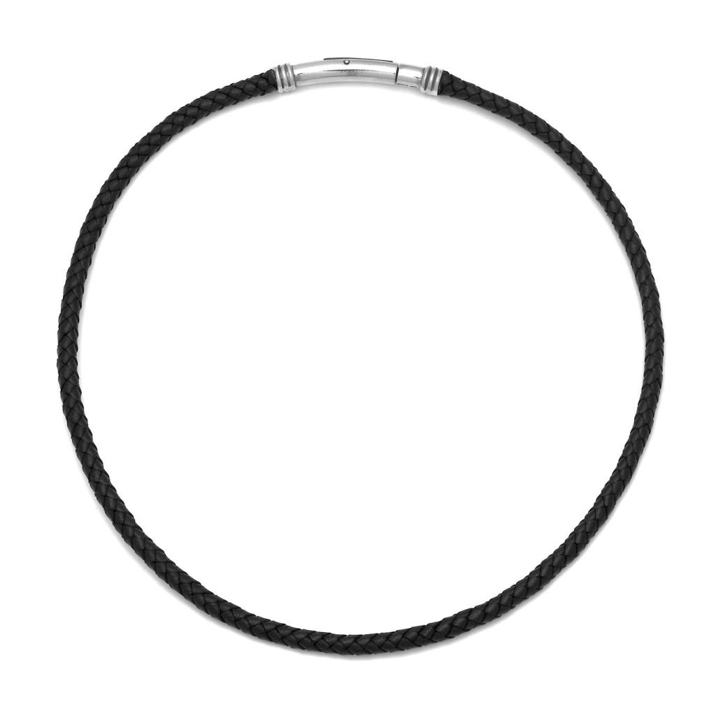 BRACCIALE/COLLANA CUOIO INTRECCIATO GIOVANNI RASPINI - GIOVANNI RASPINI