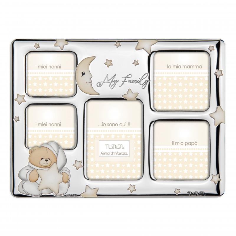 CORNICE ARGENTO TATO &hearts; FAMIGLIA - NANAN