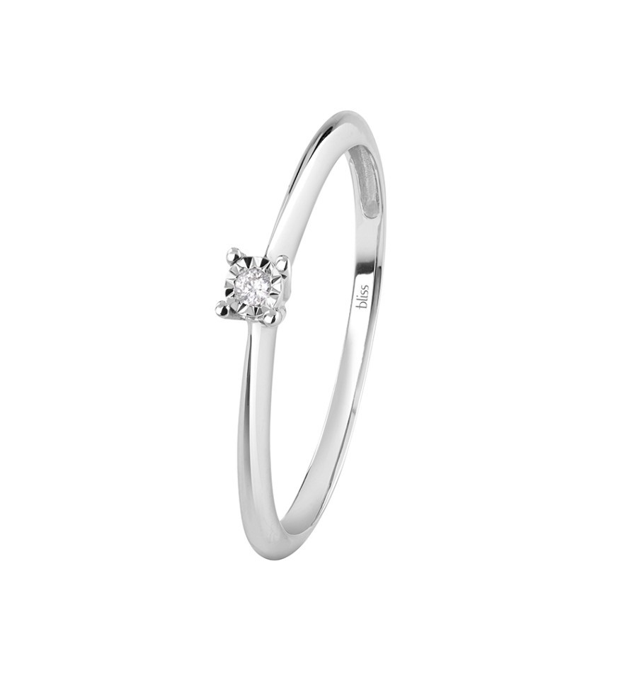 ANELLO SOLITARIO RUGIADA - BLISS