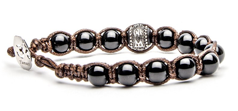 BRACCIALE TAMASHII SILVER PRAYER WHEEL ONICE - TAMASHII