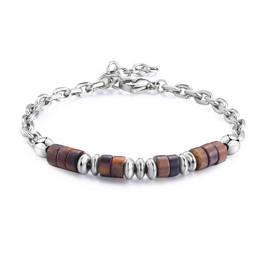 BRACCIALE RIOT IN ACCIAIO S'AGAPO' - S