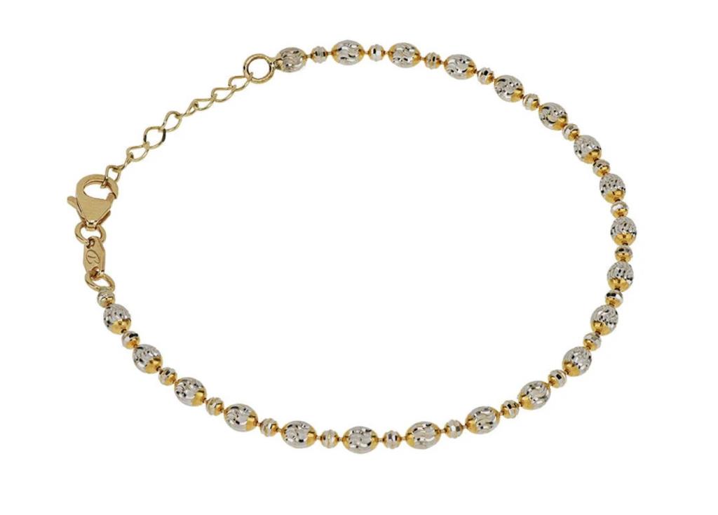 BRACCIALE LOVELY ORO BIANCO E GIALLO - DESMOS