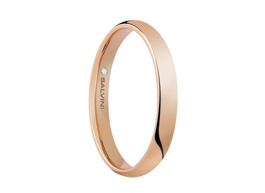 FEDE NUZIALE SPECIAL DAY ORO ROSA SALVINI - SALVINI