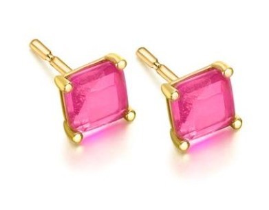 ORECCHINI CON TOPAZI ROSA LE CARRE' - LE CARRE