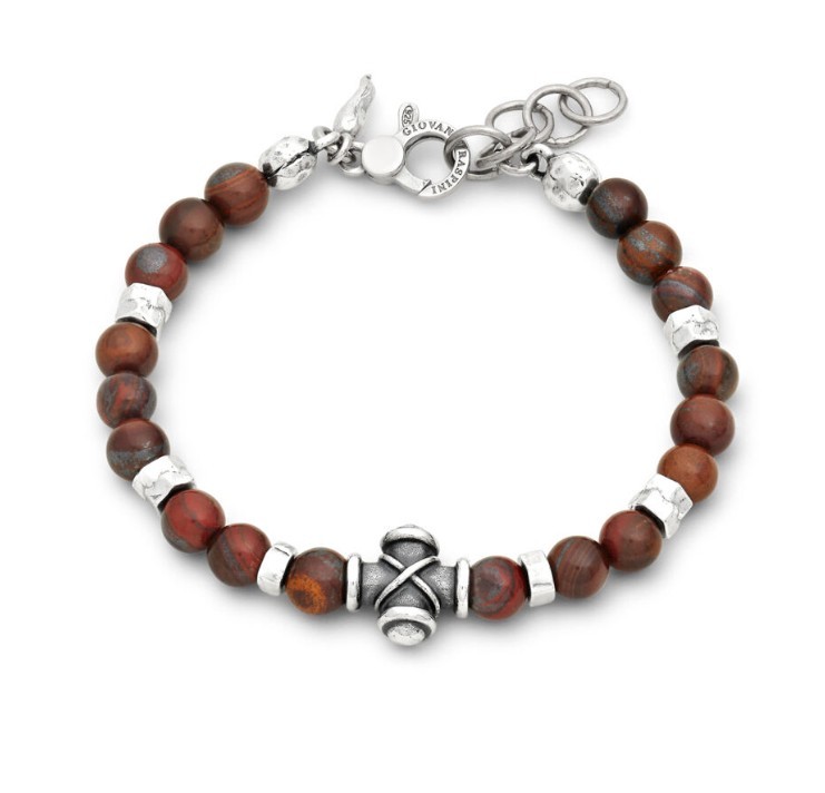 BRACCIALE CROCE OCCHIO DI TORO CM 22 - GIOVANNI RASPINI