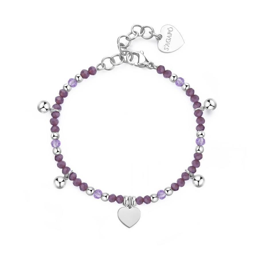 BRACCIALE GLINT  IN ACCIAIO S'AGAPO' - S