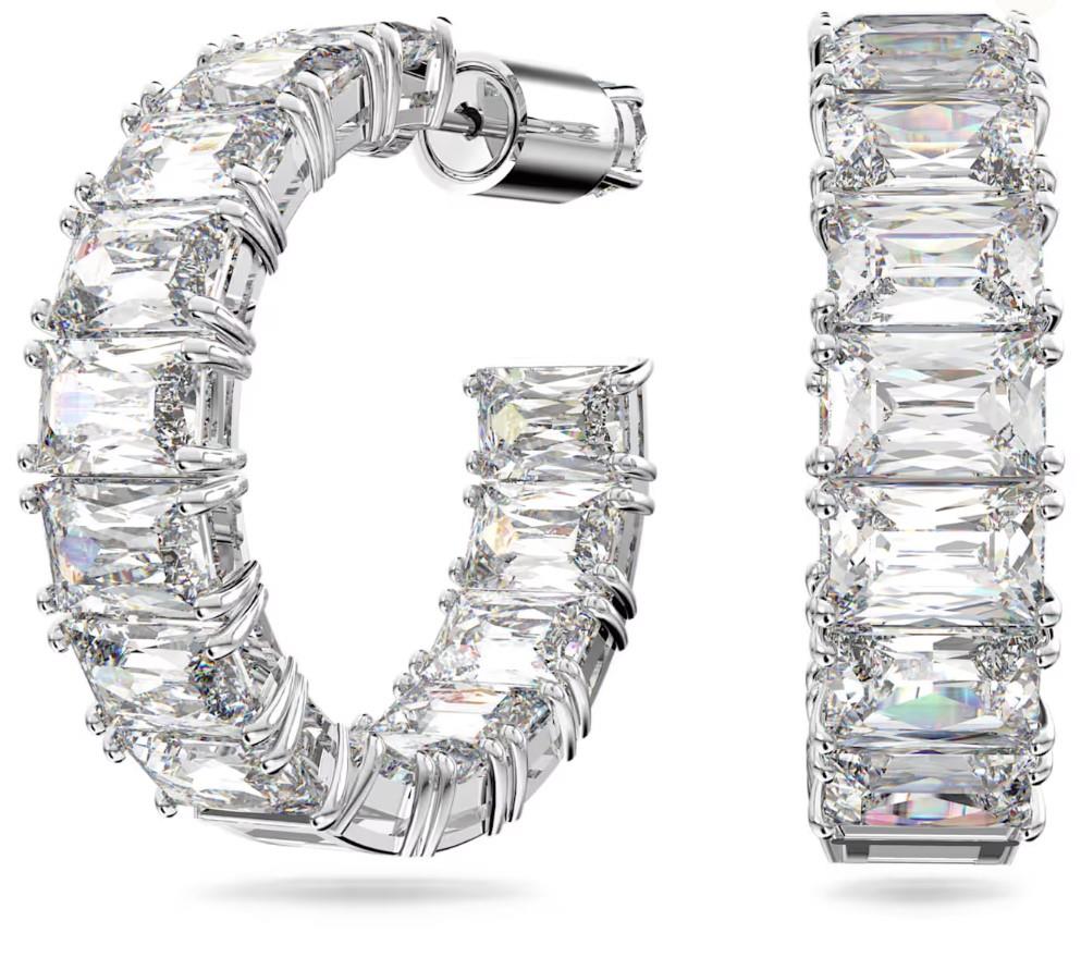 ORECCHINI A CERCHIO MATRIX - SWAROVSKI