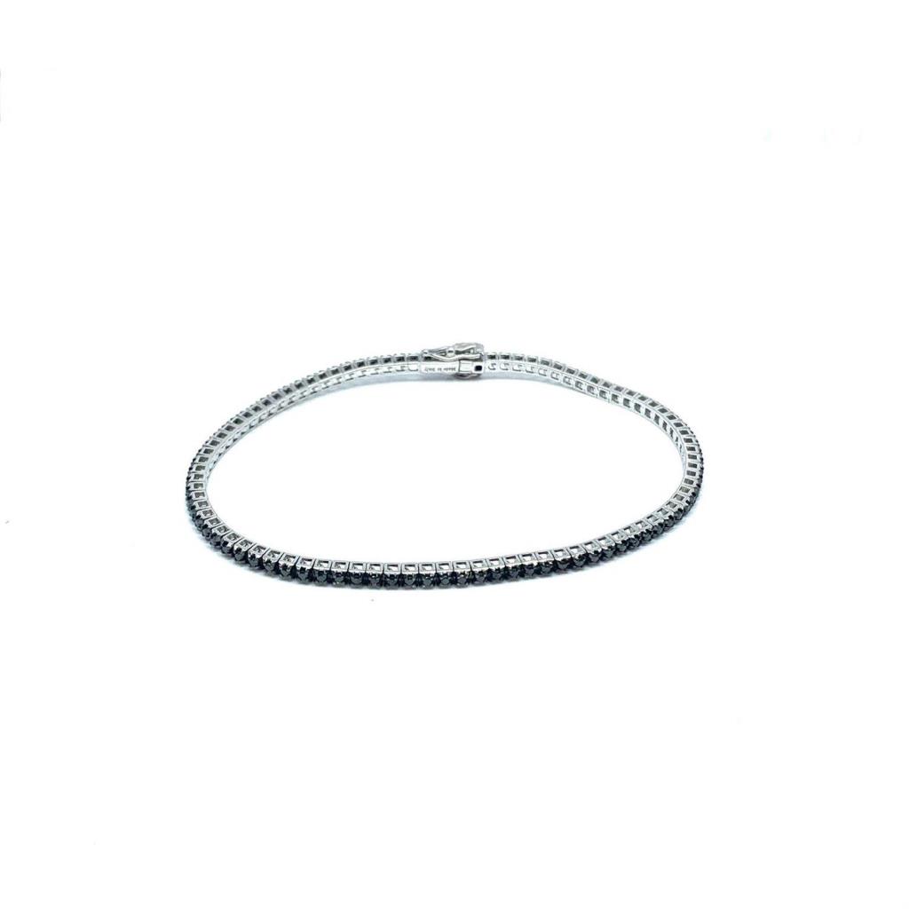 BRACCIALE TENNIS NERO - SALVINI