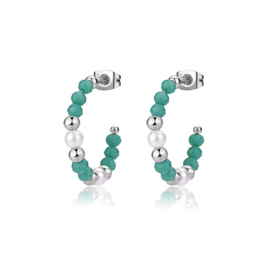 ORECCHINI GLINT  IN ACCIAIO S'AGAPO' - S