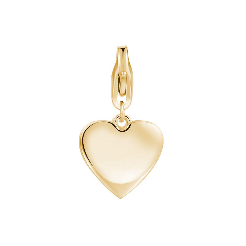 CHARM CUORE DORATO - S