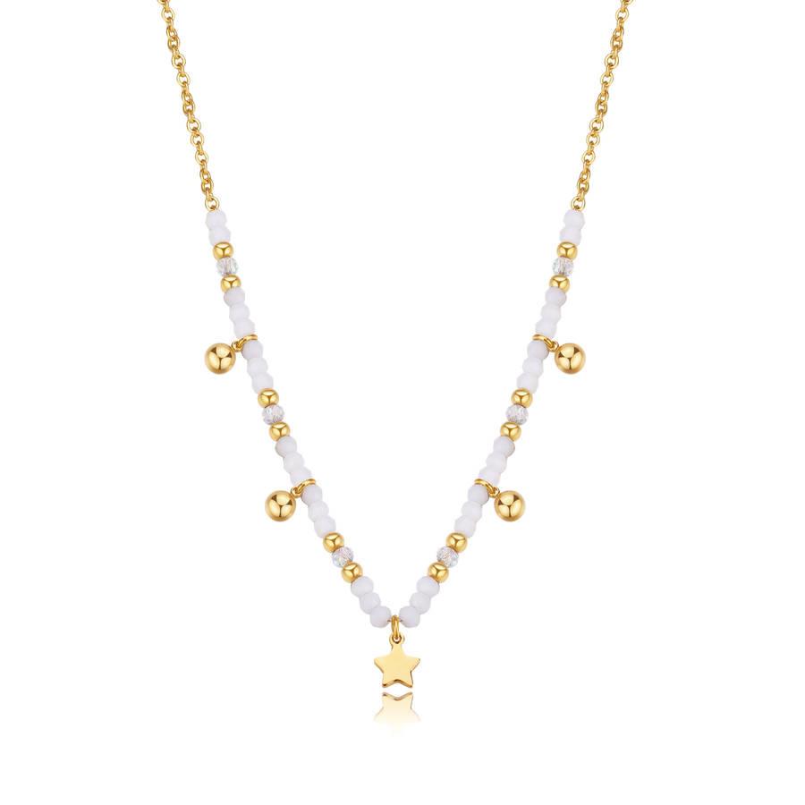 COLLANA GLINT  IN ACCIAIO S'AGAPO' - S