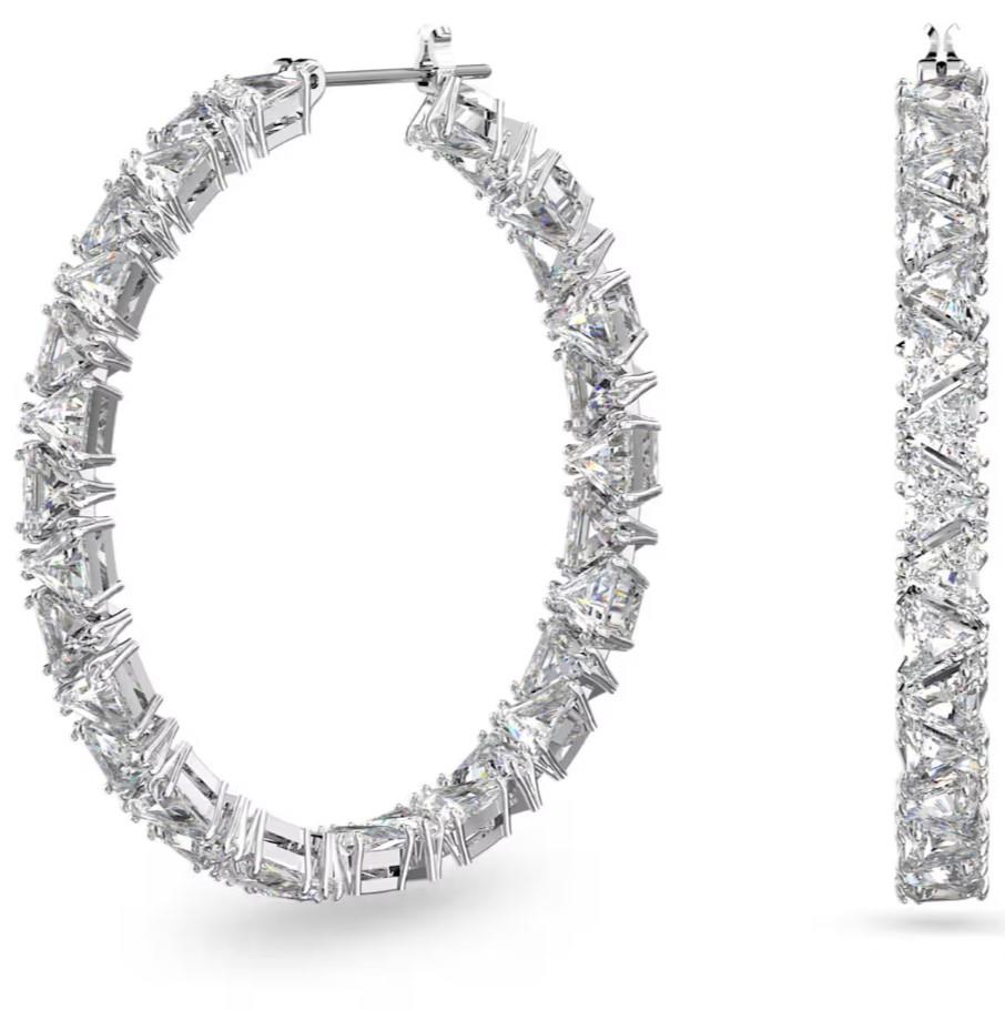 ORECCHINI A CERCHIO MATRIX - SWAROVSKI