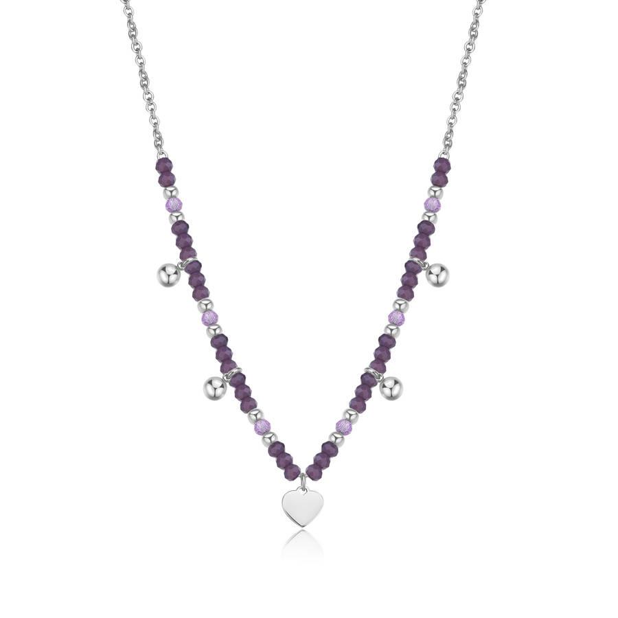 COLLANA GLINT  IN ACCIAIO S'AGAPO' - S