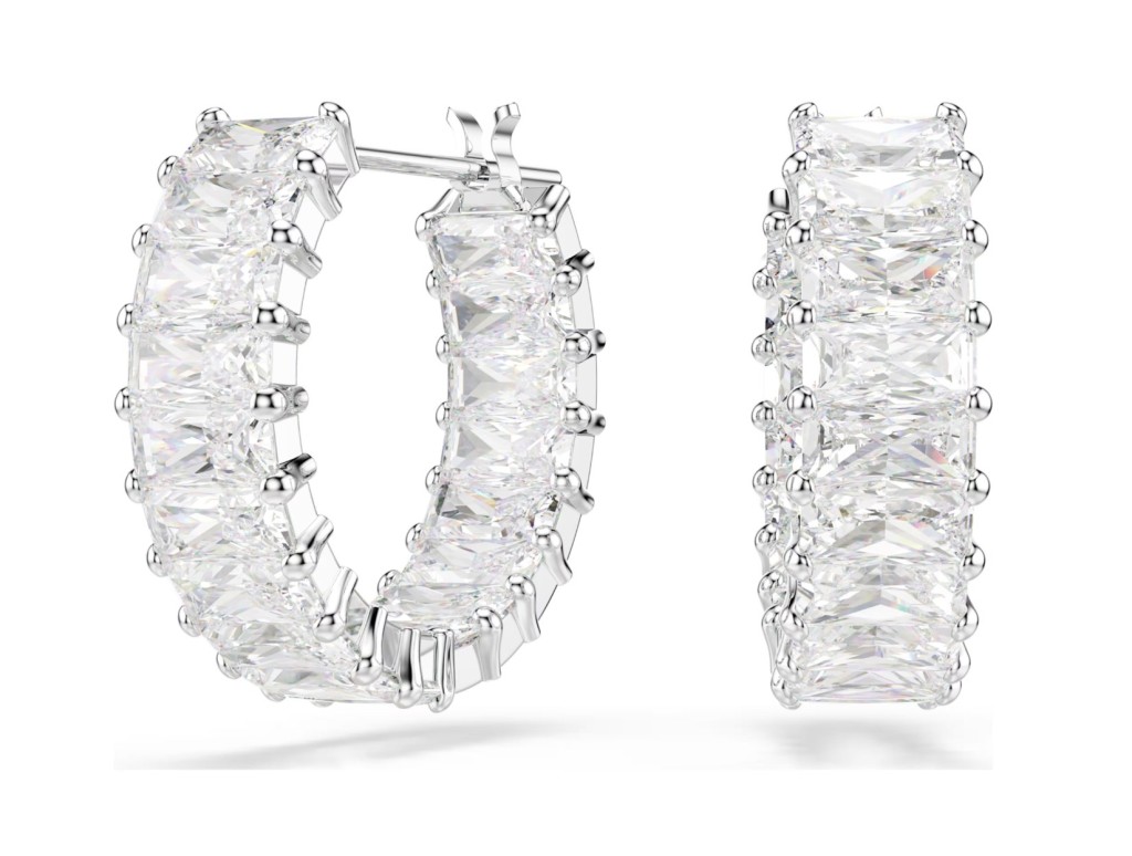 ORECCHINI A CERCHIO MATRIX - SWAROVSKI