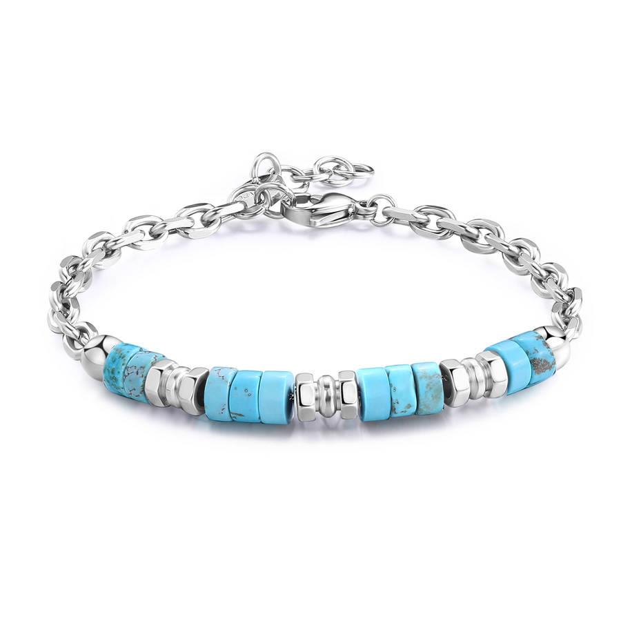 BRACCIALE RIOT IN ACCIAIO S'AGAPO' - S