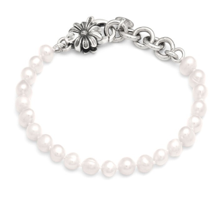 BRACCIALE MARGHERITA PERLE PICCOLE CM 21,5 - GIOVANNI RASPINI