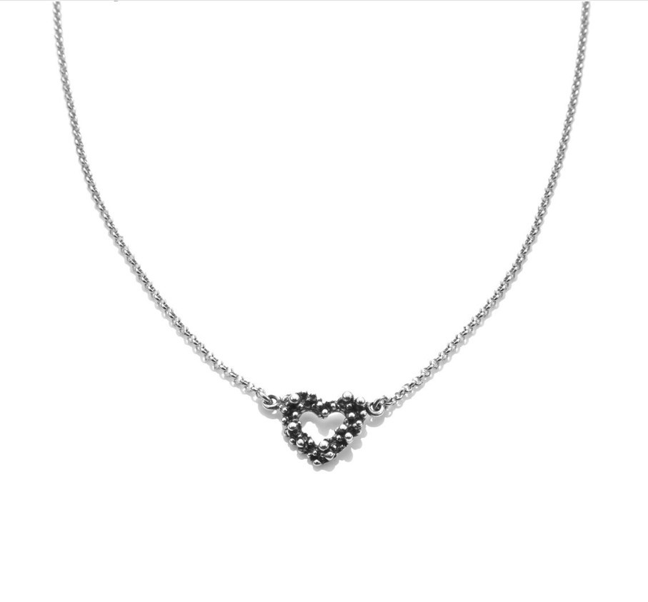 COLLANA CUORE MINI CM 43 - GIOVANNI RASPINI