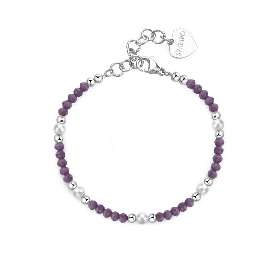 BRACCIALE GLINT  IN ACCIAIO S'AGAPO' - S