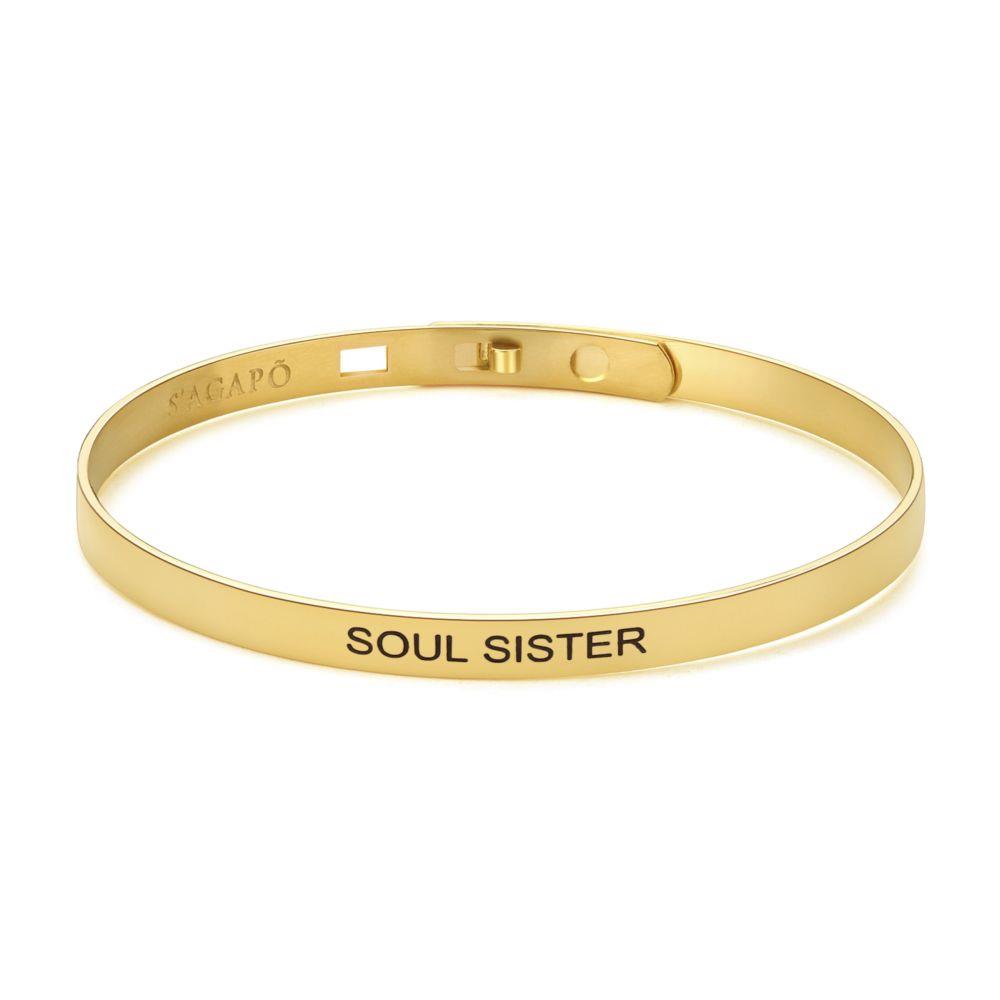 BRACCIALE HAPPY GOLD "SOUL SISTER" - S
