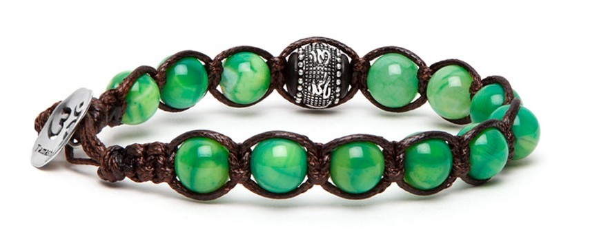 TAMASHII RUOTA DELLA PREGHIERA AGATA VERDE MENTA - TAMASHII