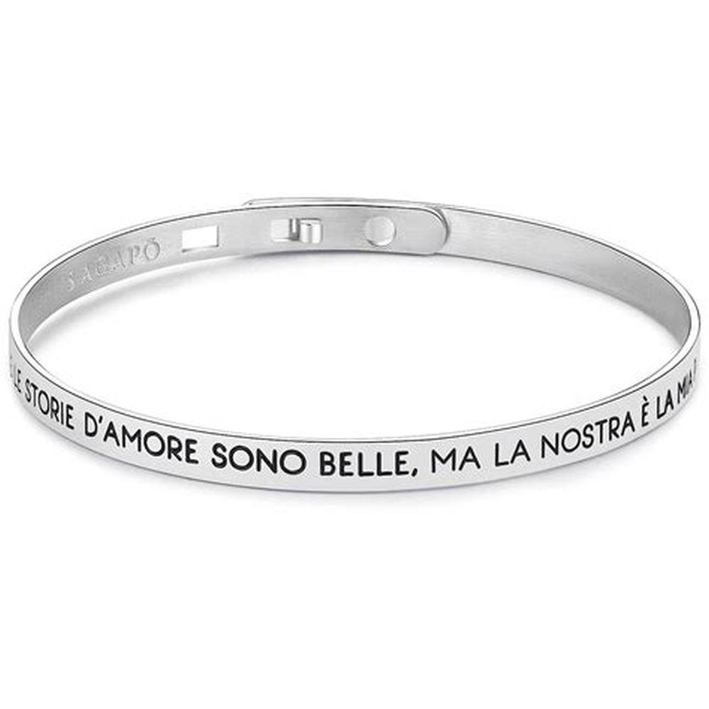 BRACCIALE HAPPY "TUTTE LE STORIE D'AMORE SONO BELLE MA LA NOSTRA &Egrave; LA MIA PREFERITA" - S