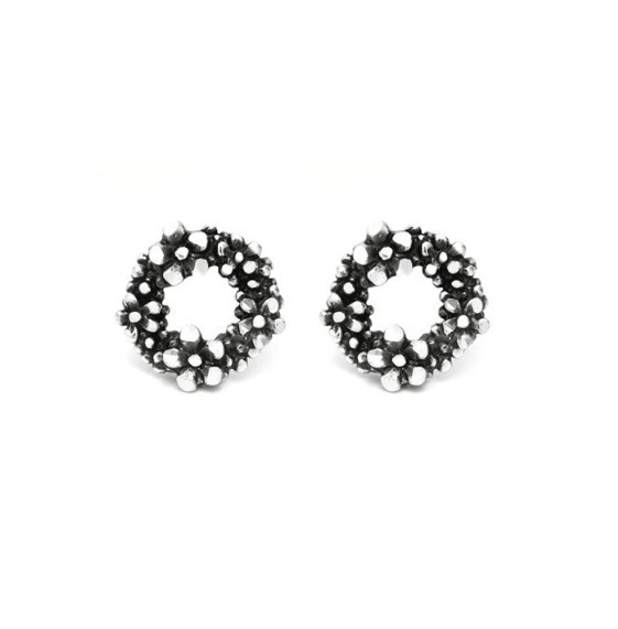 ORECCHINI BOTTONE MILLEFIORI - GIOVANNI RASPINI