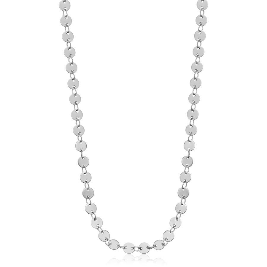 COLLANA LUNGA CHUNKY IN ACCIAIO - S