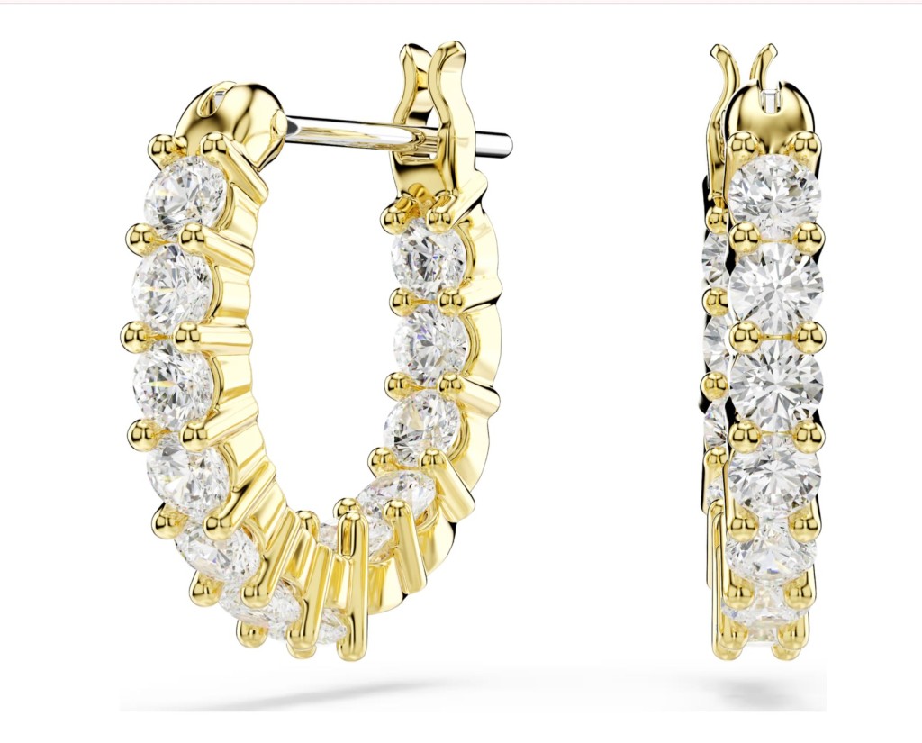 ORECCHINI A CERCHIO MATRIX VITTORE - SWAROVSKI