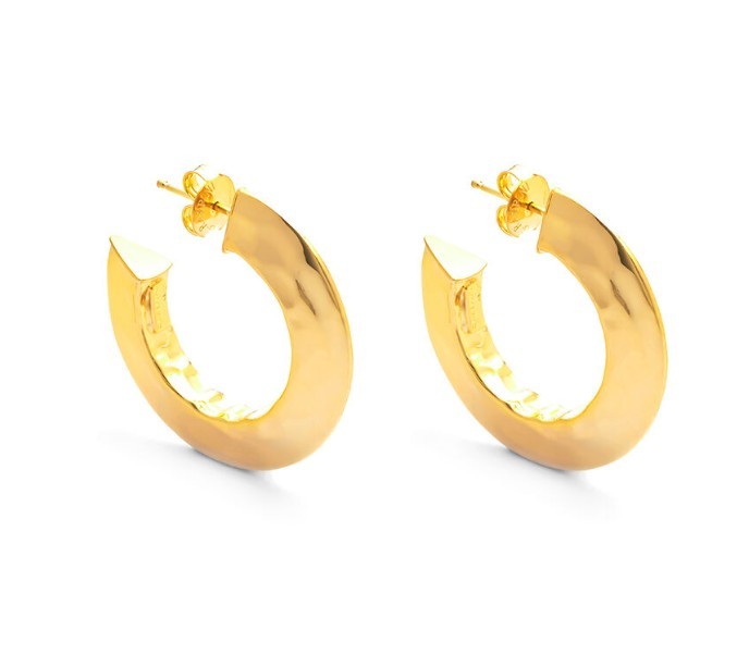 ORECCHINI BLADE PICCOLI DORATI DIAM. MM 30 - GIOVANNI RASPINI