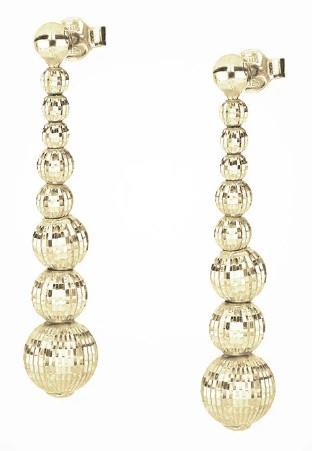 ORECCHINI CRYSTAL GALA DORATI DESMOS - DESMOS