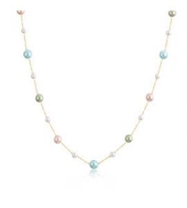 COLLANA PERLE COLORATE S'AGAPO' - S