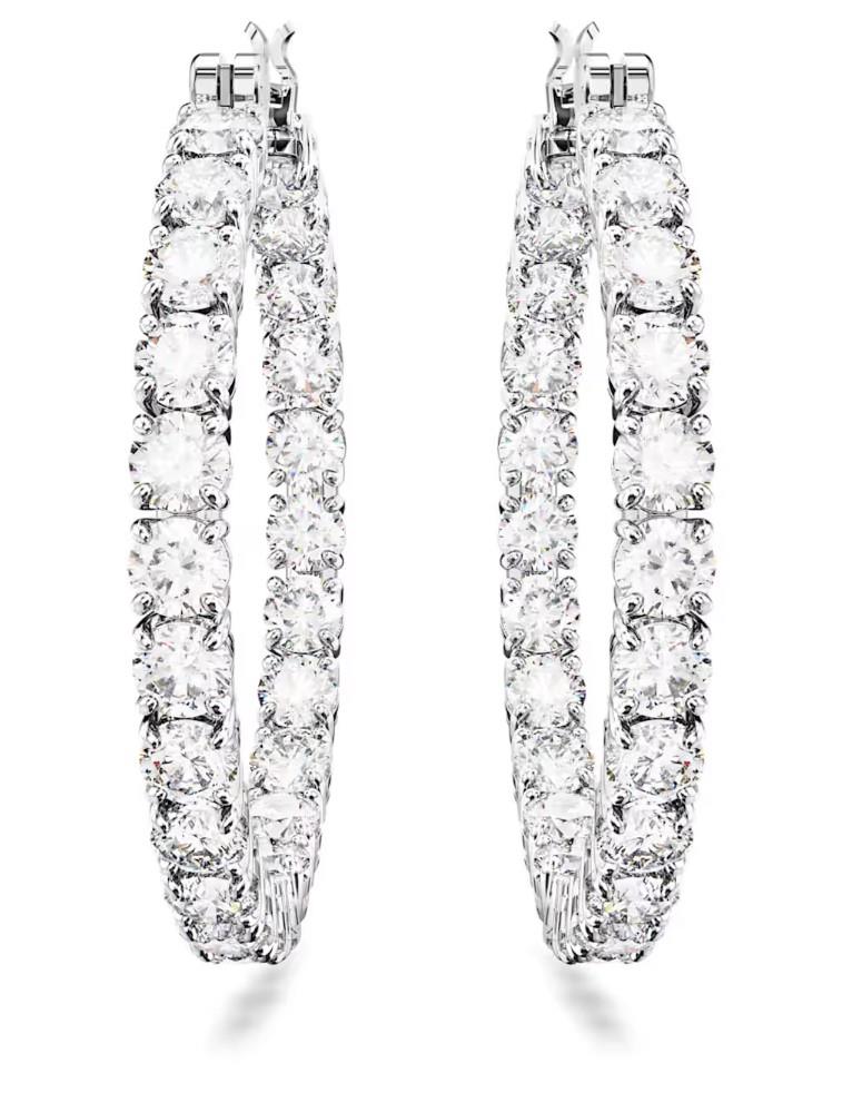 ORECCHINI A CERCHIO MATRIX - SWAROVSKI