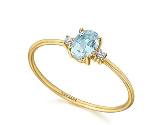 ANELLO LE CARR&Egrave; TOPAZIO - LE CARRE