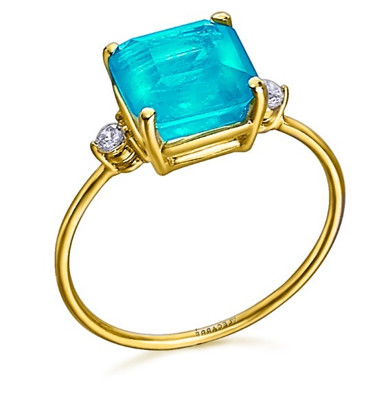 ANELLO TOPAZIO AZZURRO LE CARRE' - LE CARRE