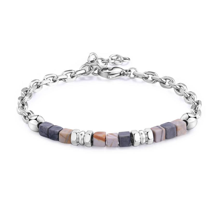 BRACCIALE RIOT IN ACCIAIO S'AGAPO' - S