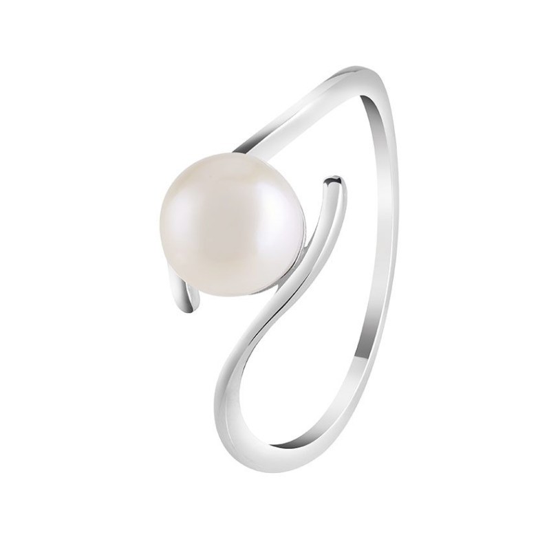 ANELLO OB PERLA BIANCA MM.7 MIS.13 - BLISS